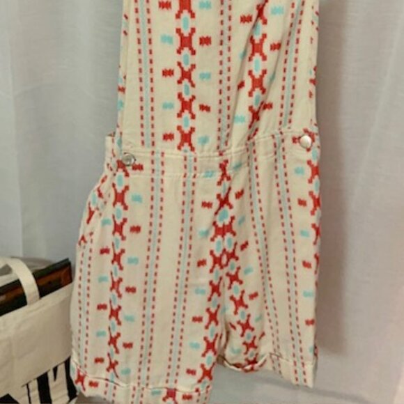 EN CREME Southwestern Print Overalls - Picture 2 of 3